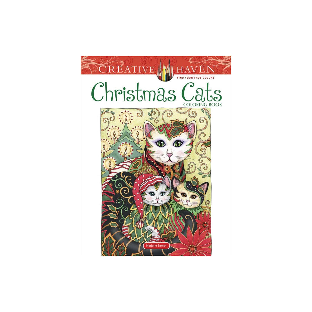 Dover publications inc. Creative Haven Christmas Cats Coloring Book (häftad, eng)