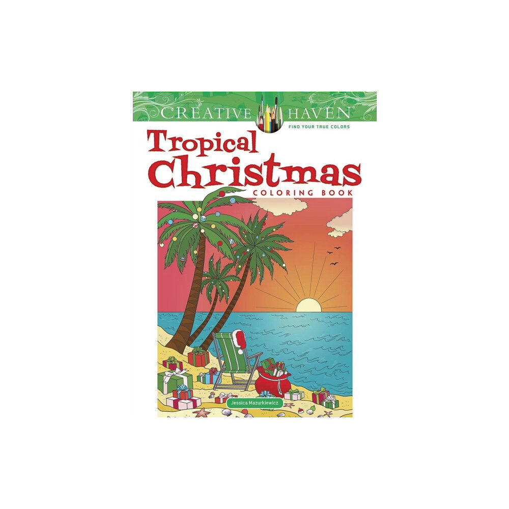 Dover publications inc. Creative Haven Tropical Christmas Coloring Book (häftad, eng)