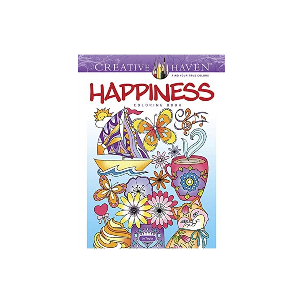 Dover publications inc. Creative Haven Happiness Coloring Book (häftad, eng)