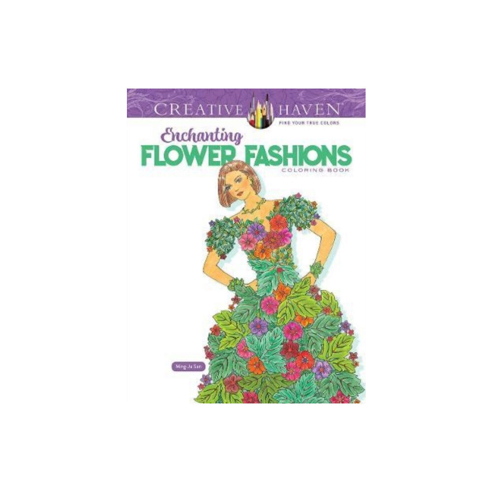Dover publications inc. Creative Haven Enchanting Flower Fashions Coloring Book (häftad, eng)