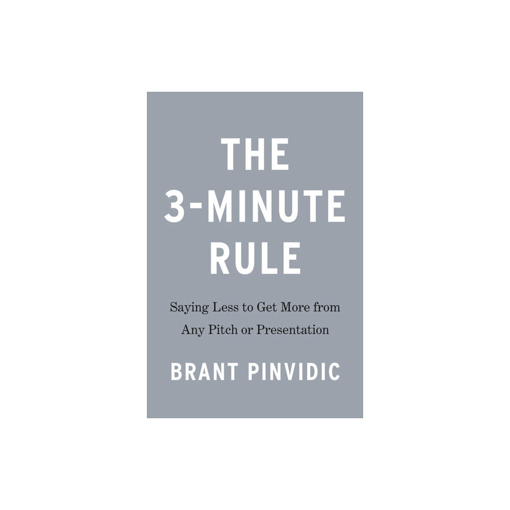 Penguin Putnam Inc The 3-minute Rule (inbunden, eng)