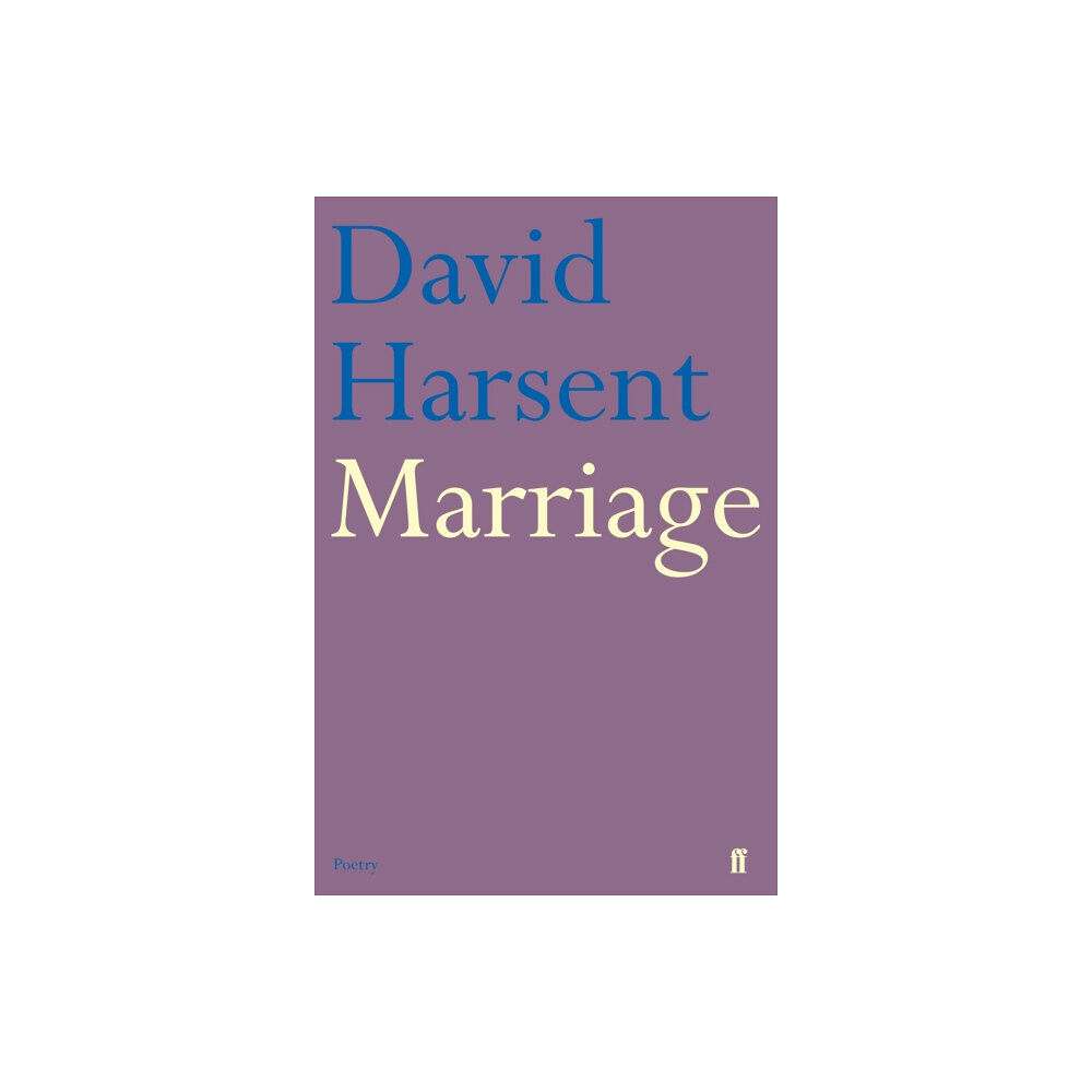 Faber & Faber Marriage (häftad, eng)