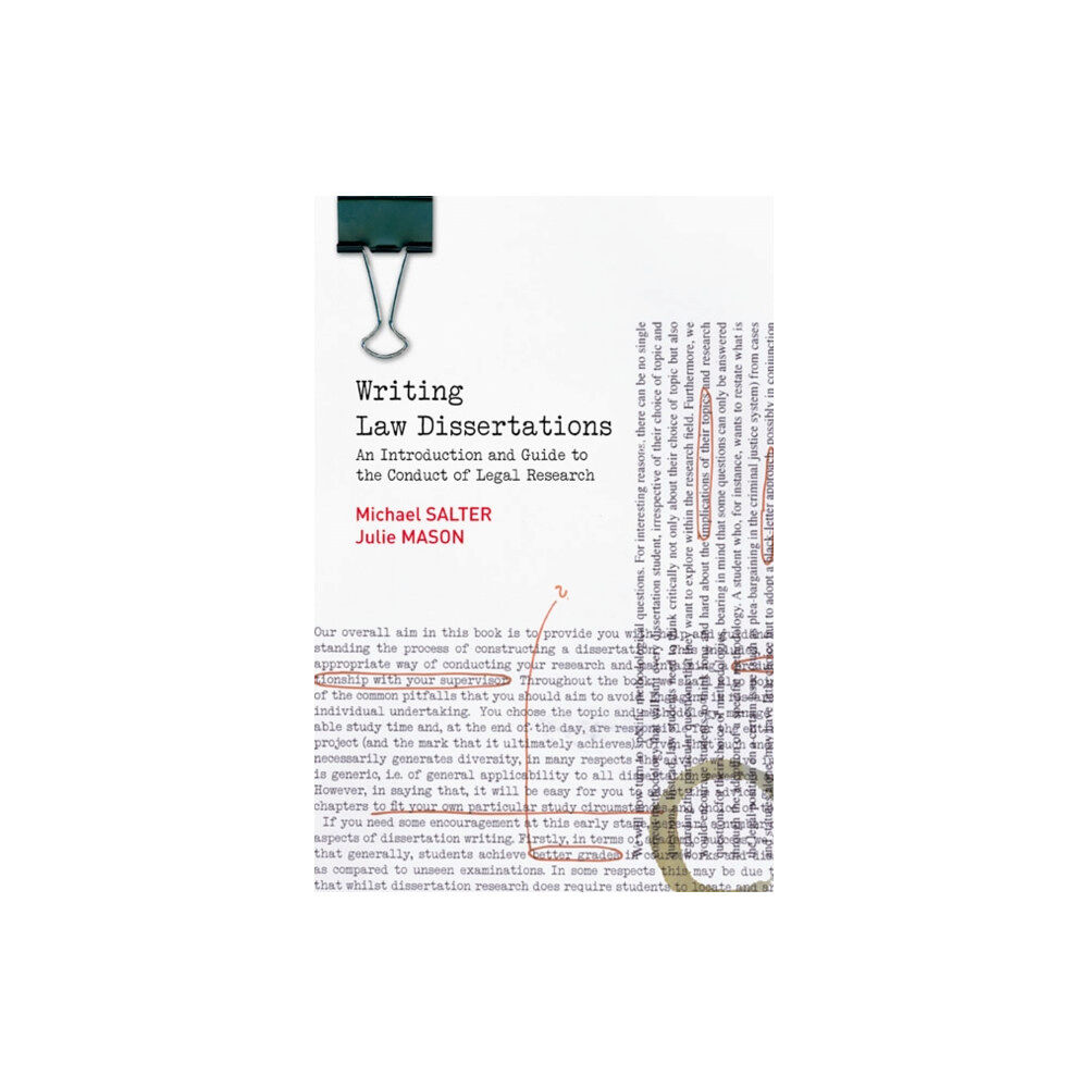 Pearson Education Limited Writing Law Dissertations (häftad, eng)