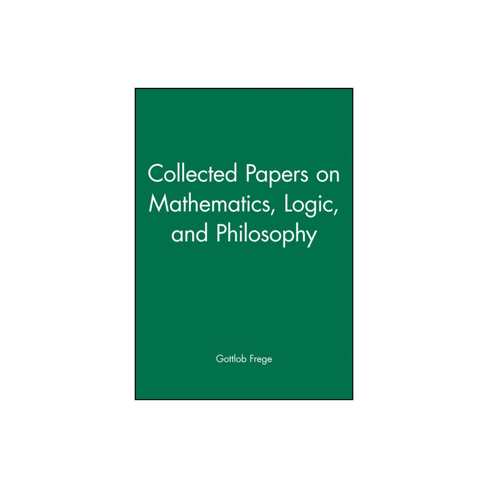 John Wiley And Sons Ltd Collected Papers on Mathematics, Logic, and Philosophy (inbunden, eng)