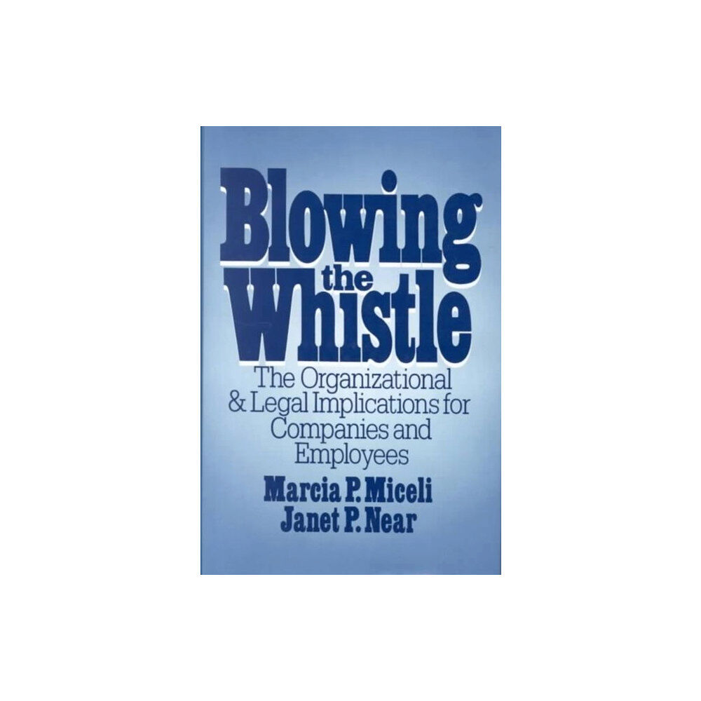 Lexington books Blowing the Whistle (inbunden, eng)