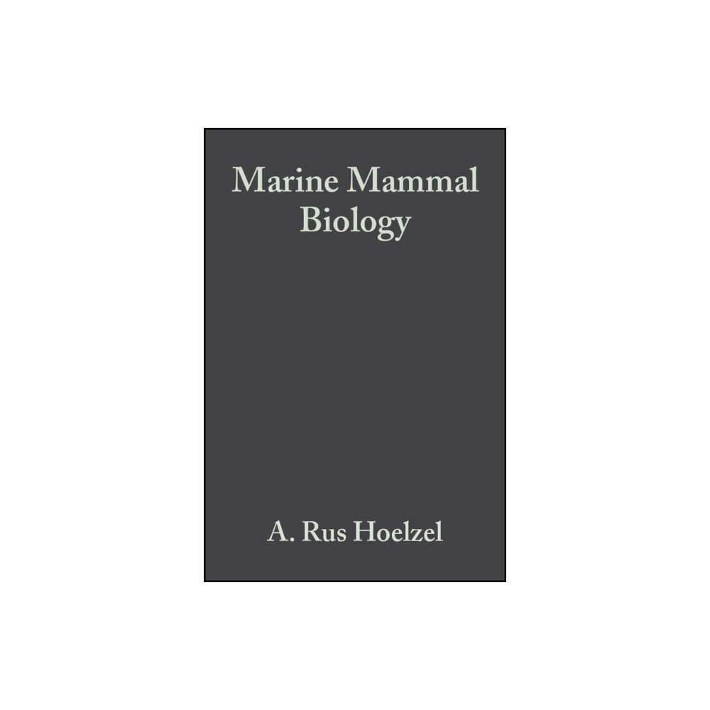 John Wiley And Sons Ltd Marine Mammal Biology (häftad, eng)