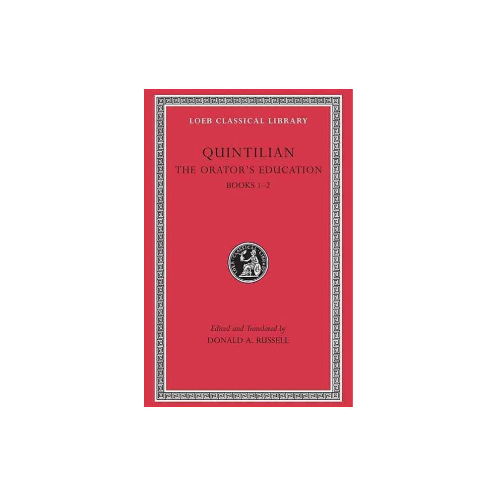 Harvard university press The Orator’s Education, Volume I: Books 1–2 (inbunden, eng)