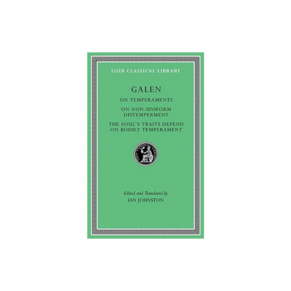 Harvard university press On Temperaments. On Non-Uniform Distemperment. The Soul’s Traits Depend on Bodily Temperament (inbunden, eng)