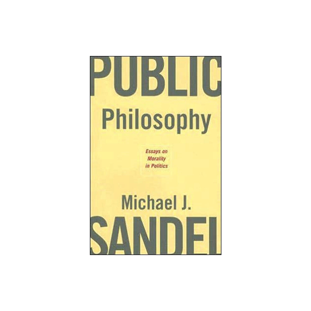 Harvard university press Public Philosophy (häftad, eng)