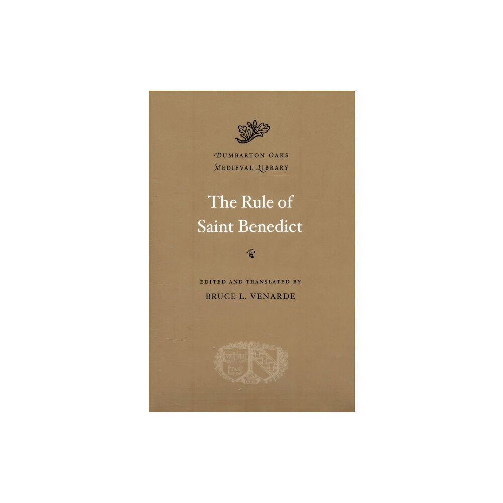 Harvard university press The Rule of Saint Benedict (inbunden, eng)