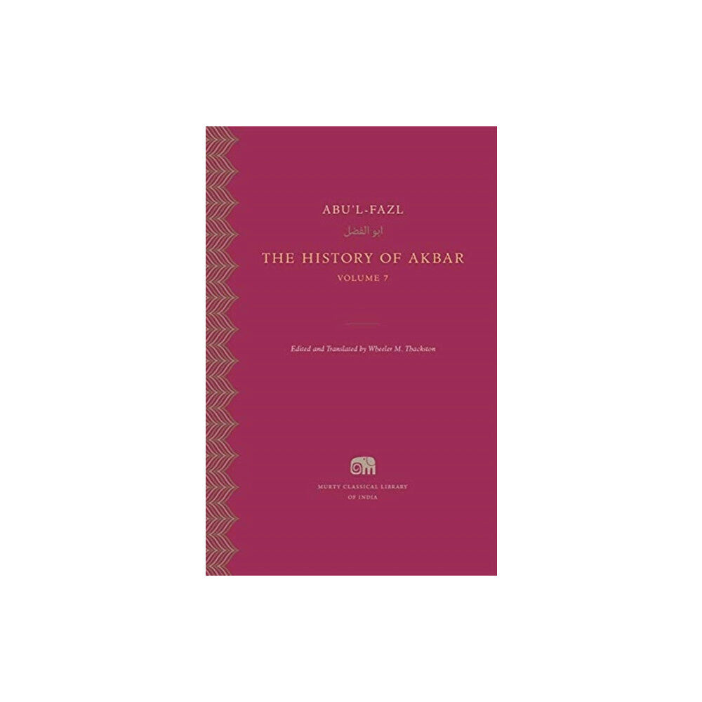 Harvard university press The History of Akbar (inbunden, eng)