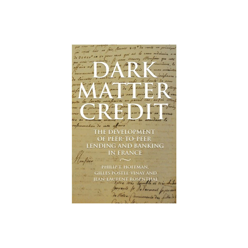 Princeton University Press Dark Matter Credit (inbunden, eng)