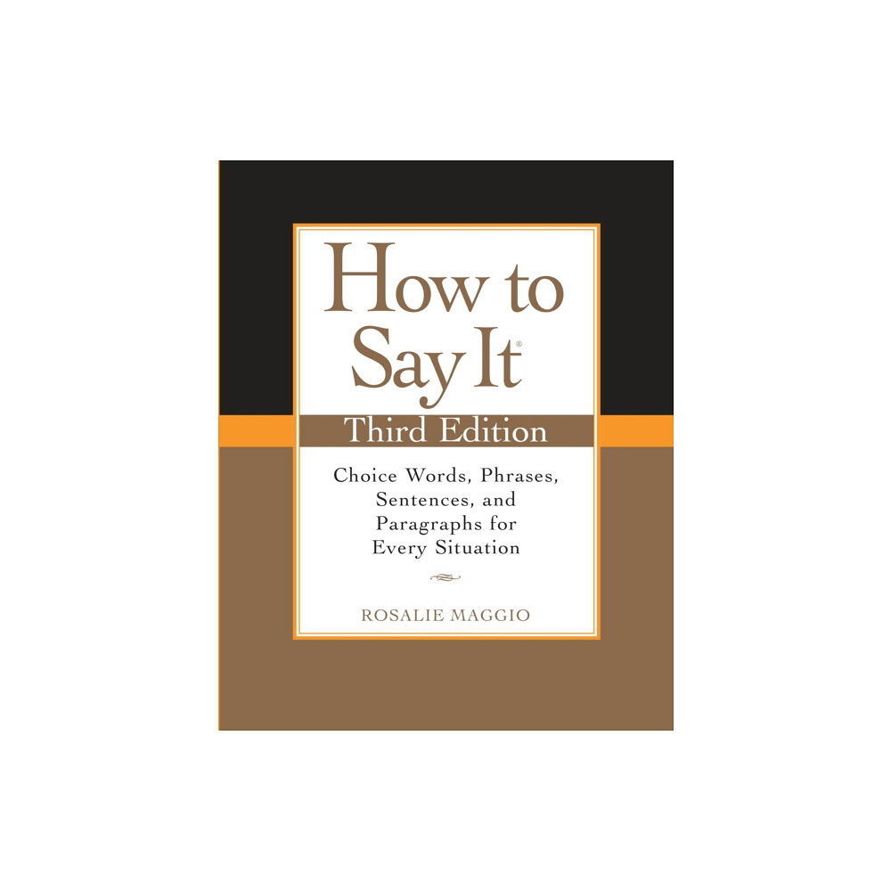 Penguin Books Canada Ltd How to Say It, Third Edition (häftad, eng)