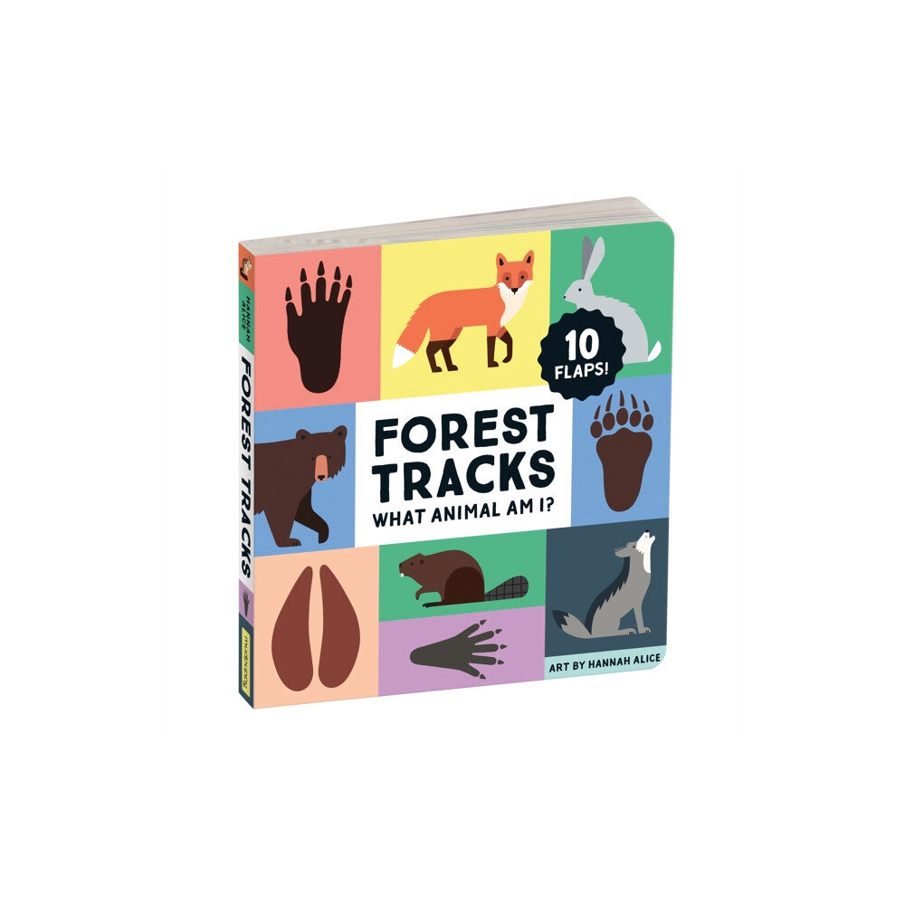 Galison Forest Tracks: What Animal Am I? Lift-the-Flap Board Book (bok, board book, eng)