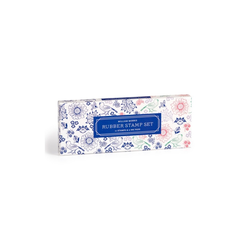 Galison William Morris Rubber Stamp Set
