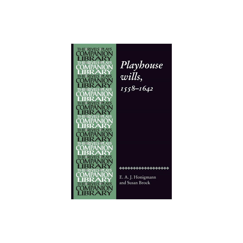 Manchester university press Playhouse Wills (häftad, eng)