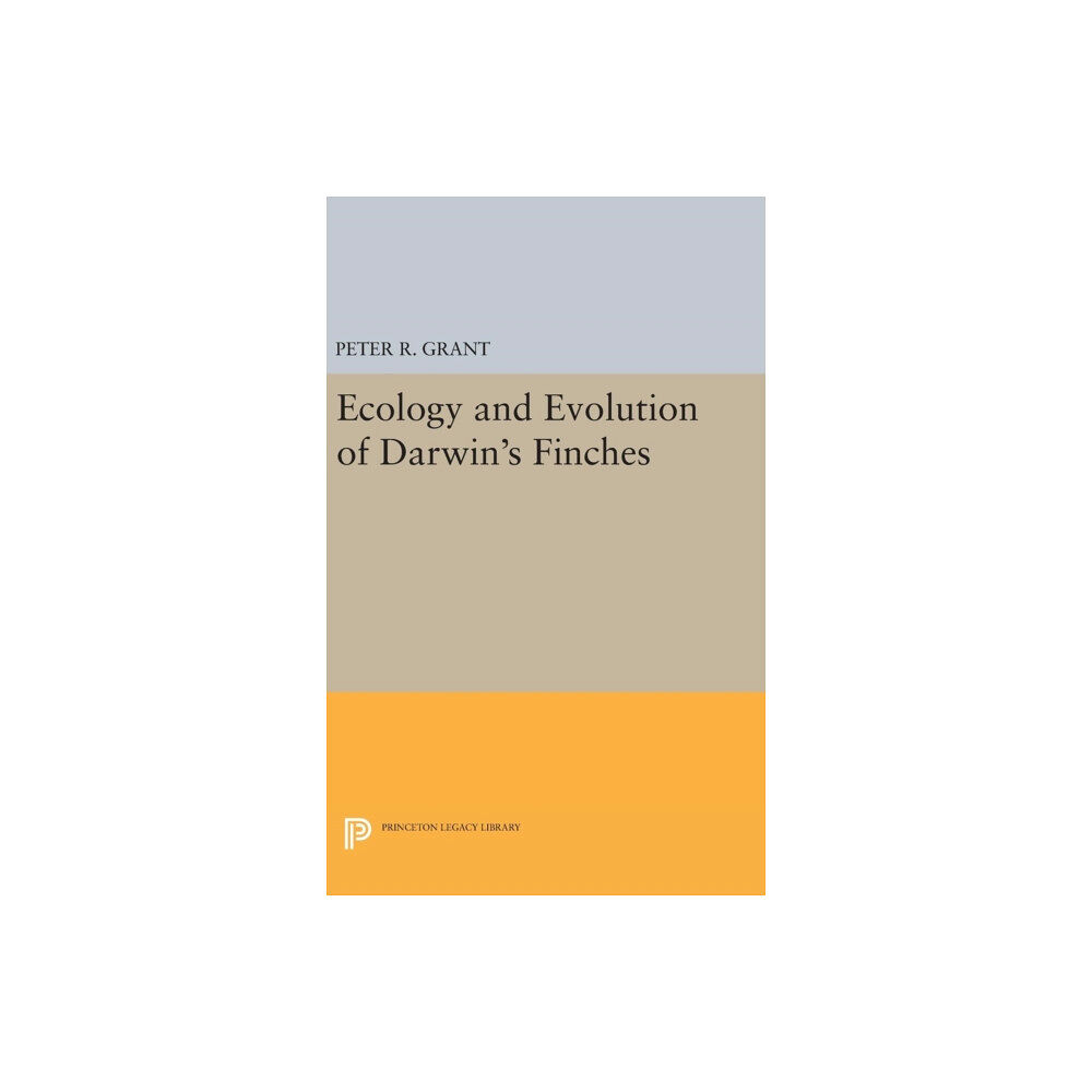 Princeton University Press Ecology and Evolution of Darwin's Finches (Princeton Science Library Edition) (inbunden, eng)