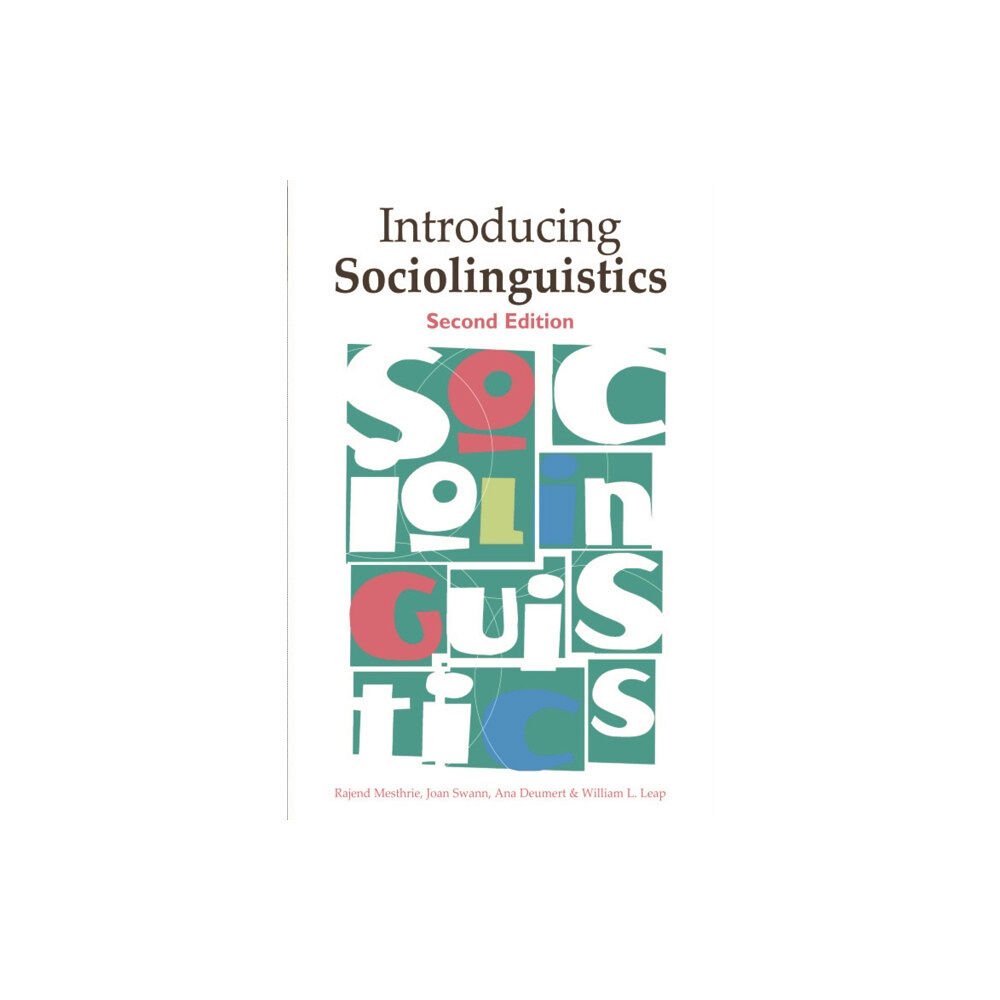 Edinburgh university press Introducing Sociolinguistics (häftad, eng)