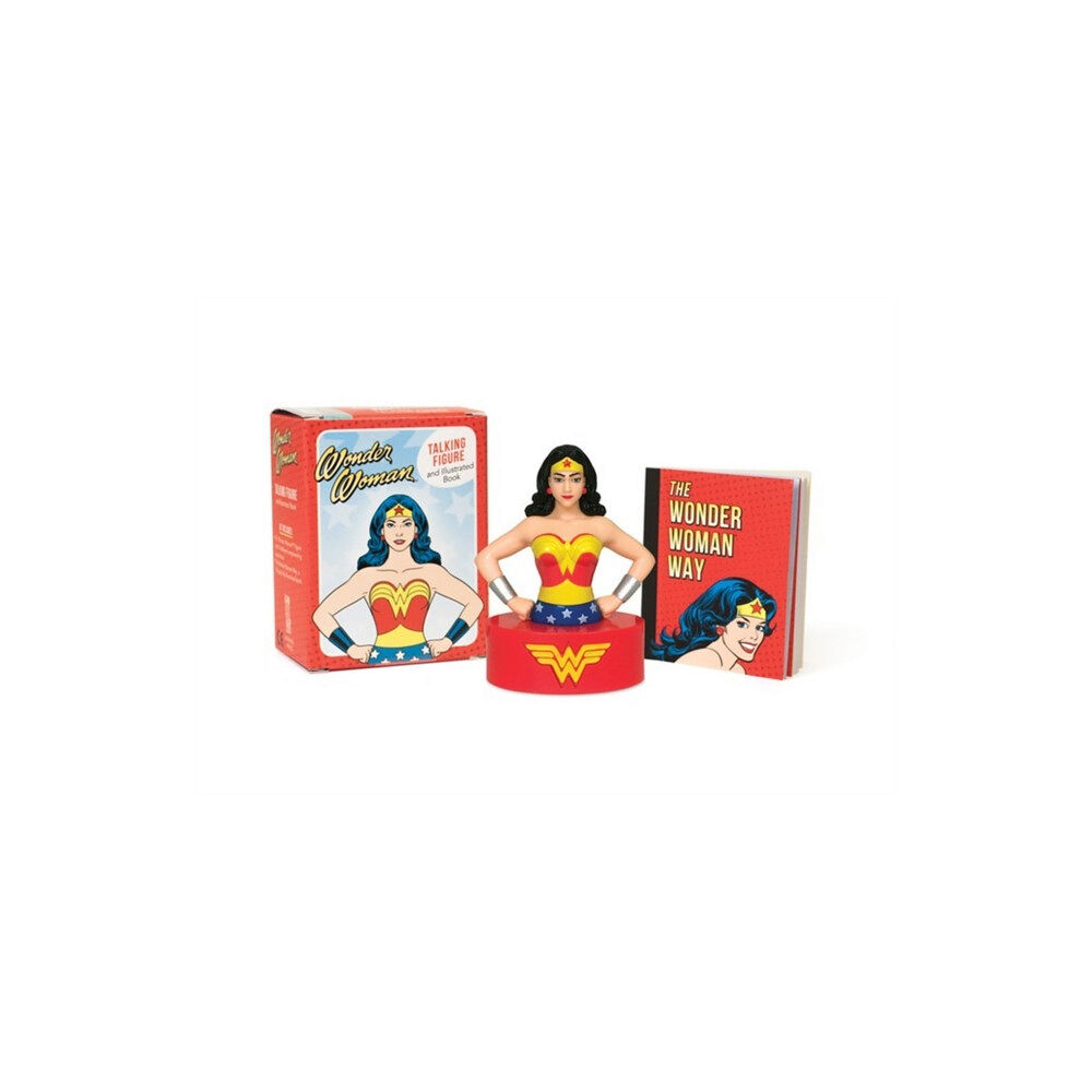 Running Press Wonder Woman Talking Figure and Illustrated Book