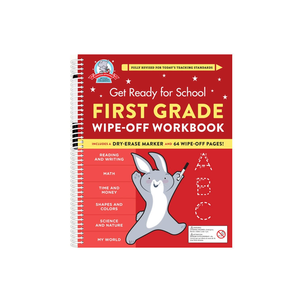 Running Press,U.S. Get Ready for School: First Grade Wipe-Off Workbook (bok, spiral, eng)