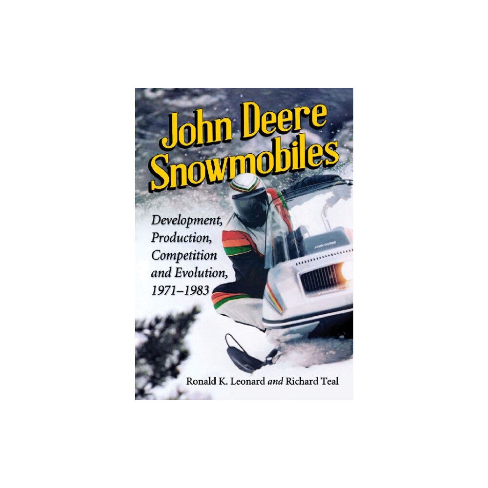 McFarland & Co Inc John Deere Snowmobiles (häftad, eng)