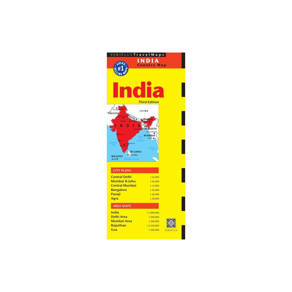 Periplus Editions India Travel Map Third Edition