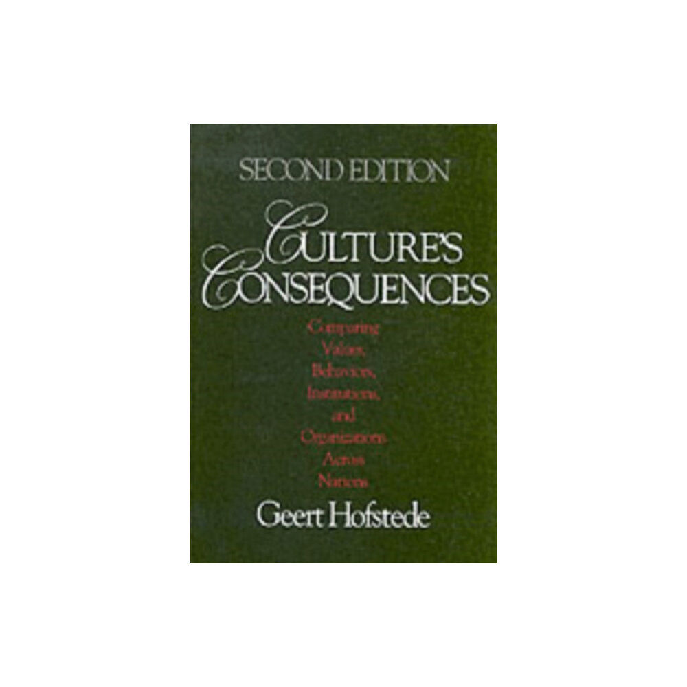 Sage publications inc Culture's Consequences (häftad, eng)