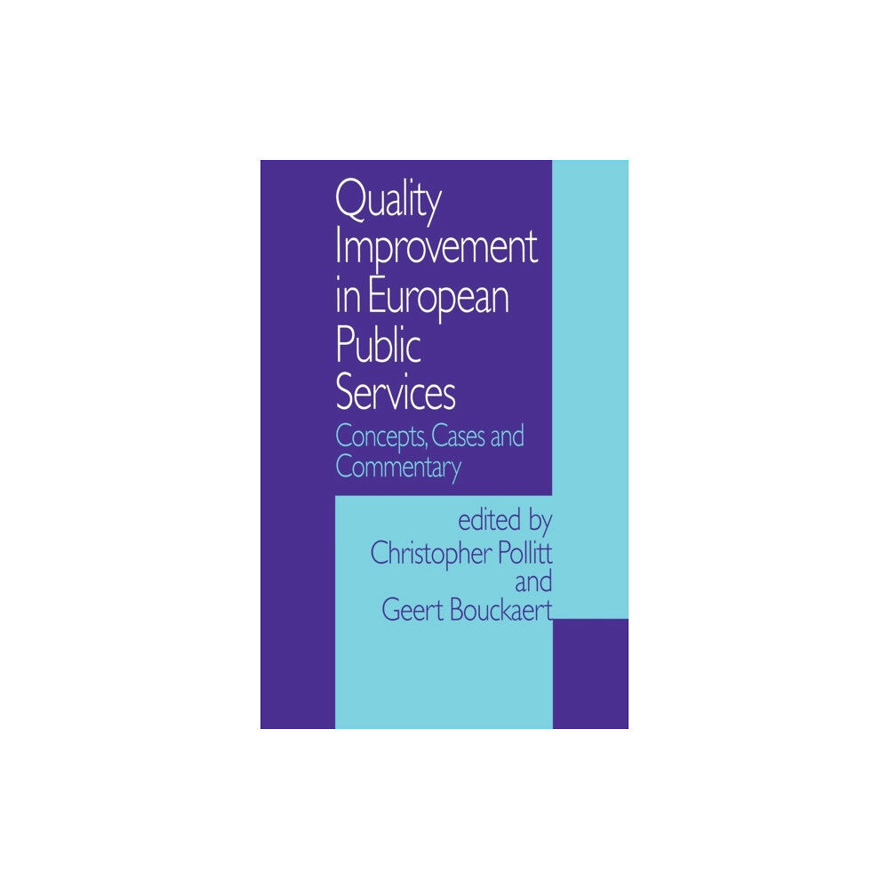 Sage Publications Ltd Quality Improvement in European Public Services (häftad, eng)