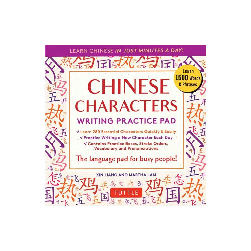 Tuttle Publishing Chinese Characters Writing Practice Pad (häftad, eng)