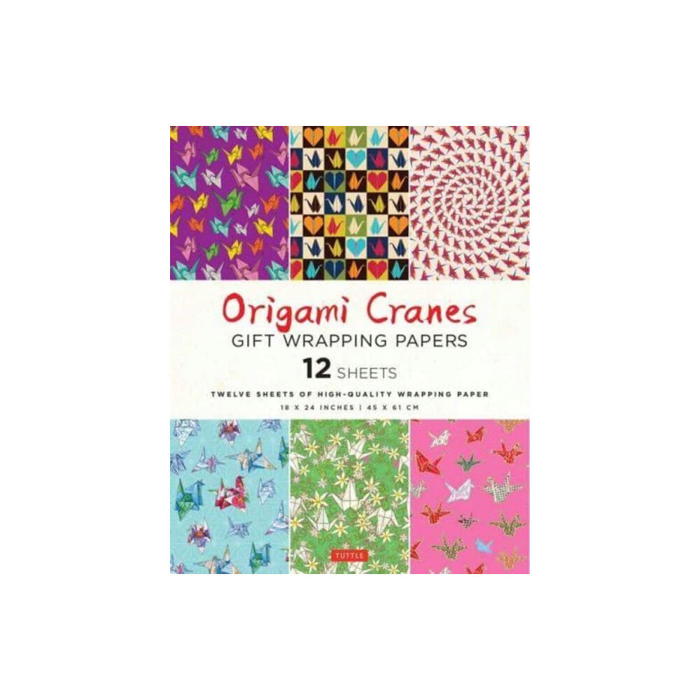 Tuttle Publishing Origami Cranes Gift Wrapping Papers - 12 sheets (häftad, eng)