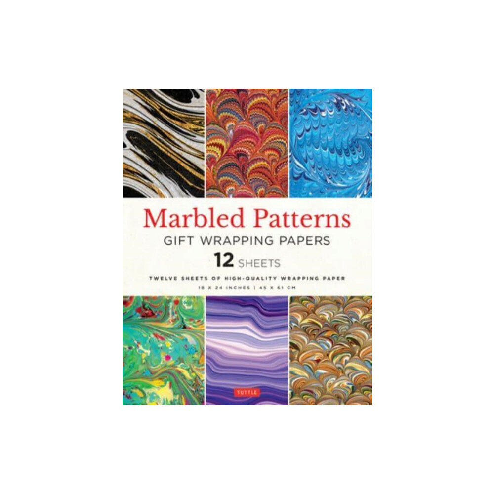 Tuttle Publishing Marbled Patterns Gift Wrapping Papers - 12 sheets (häftad, eng)