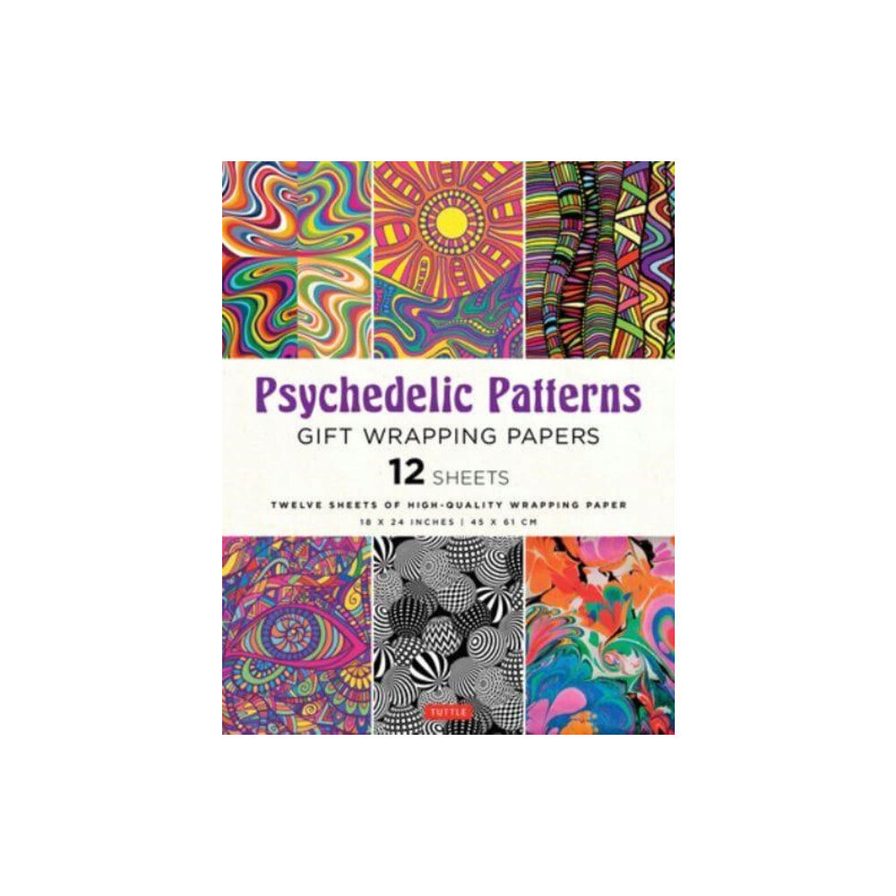 Tuttle Publishing Psychedelic Patterns Gift Wrapping Papers - 12 sheets (häftad, eng)