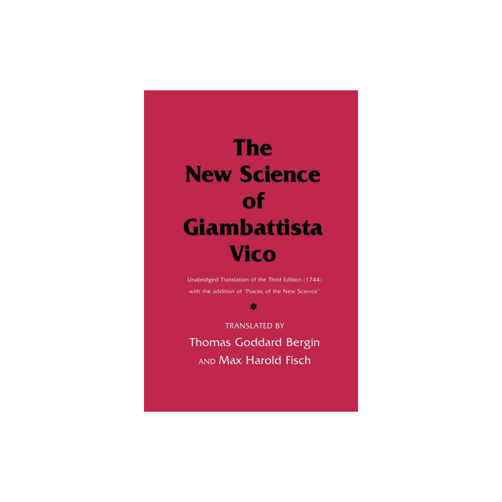 Cornell University Press The New Science of Giambattista Vico (häftad, eng)