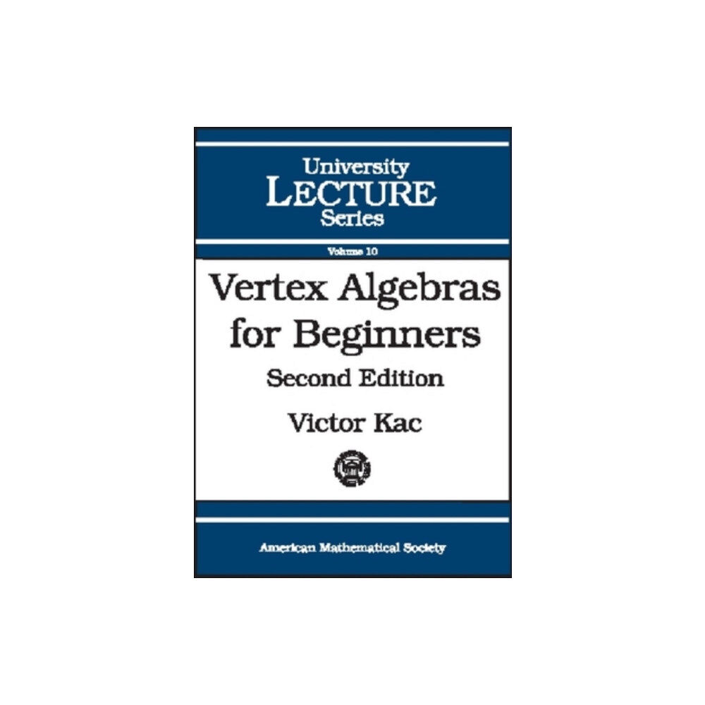 American Mathematical Society Vertex Algebras for Beginners (häftad, eng)