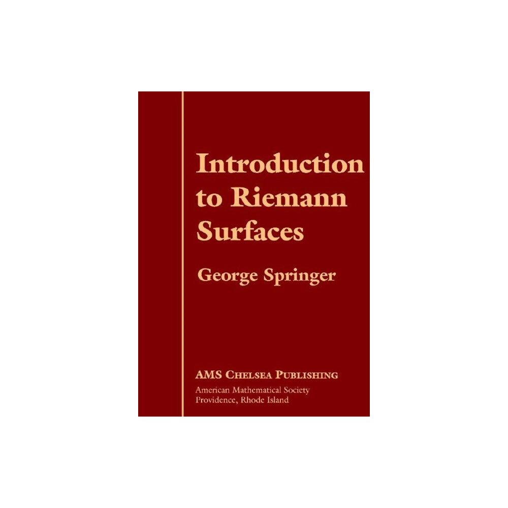 American Mathematical Society Introduction to Riemann Surfaces (inbunden, eng)