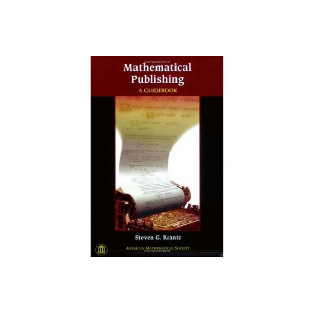 American Mathematical Society Mathematical Publishing (häftad, eng)