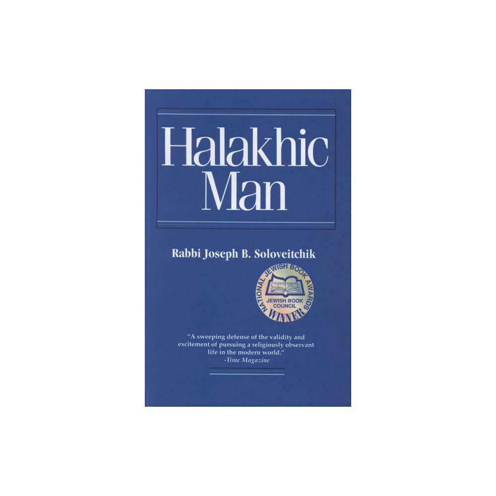 Jewish publication society Halakhic Man (häftad, eng)