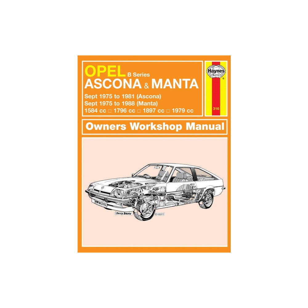 Haynes Publishing Group Opel Ascona & Manta (B Series) (Sept 75 - 88) Haynes Repair Manual (häftad, eng)