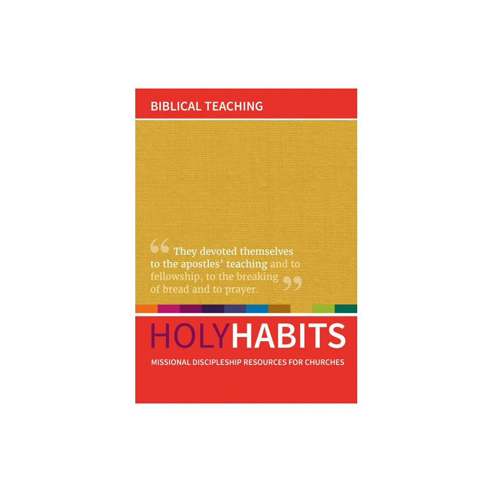 Brf (the bible reading fellowship) Holy Habits: Biblical Teaching (häftad, eng)