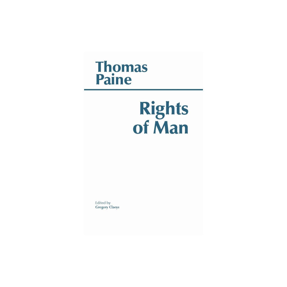 Hackett Publishing Co, Inc The Rights of Man (häftad, eng)