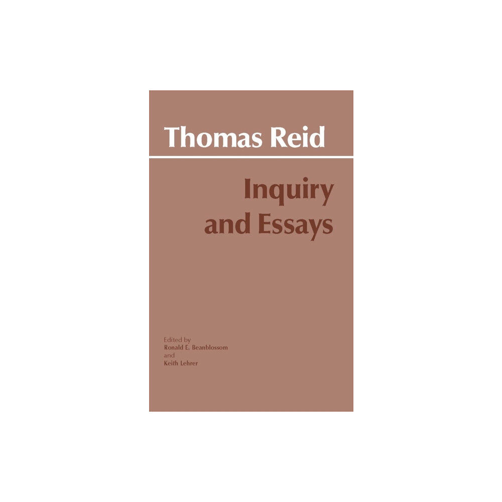 Hackett Publishing Co, Inc Inquiry and Essays (häftad, eng)