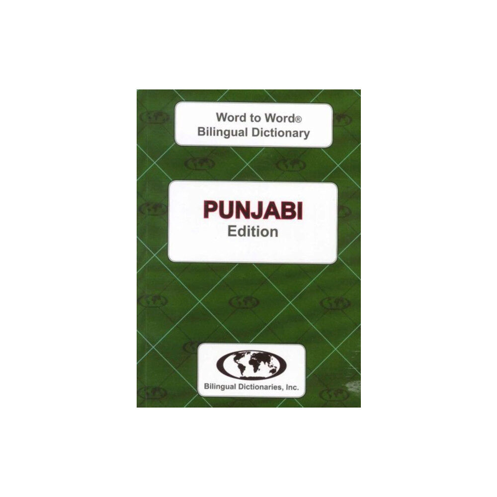 Bilingual Dictionaries, Incorporated English-Punjabi & Punjabi-English Word-to-Word Dictionary (häftad, eng)