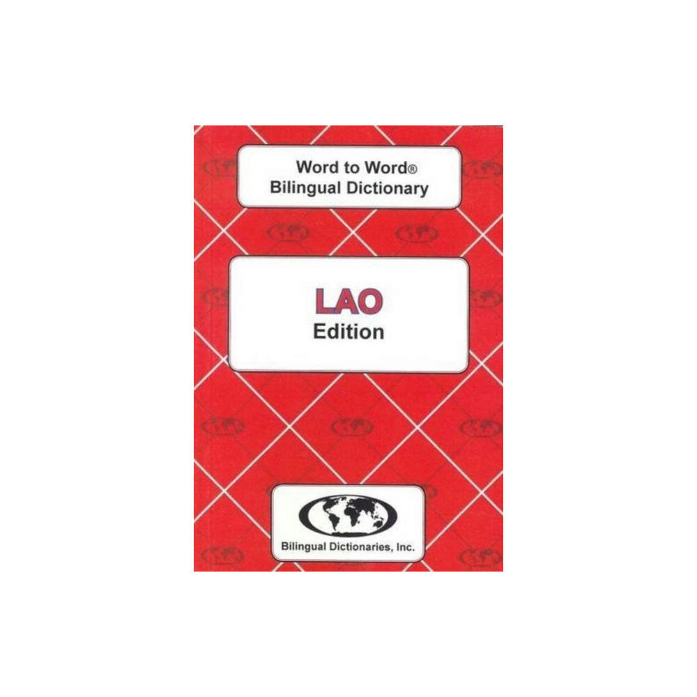 Bilingual Dictionaries, Incorporated English-Lao & Lao-English Word-to-Word Dictionary (häftad, eng)