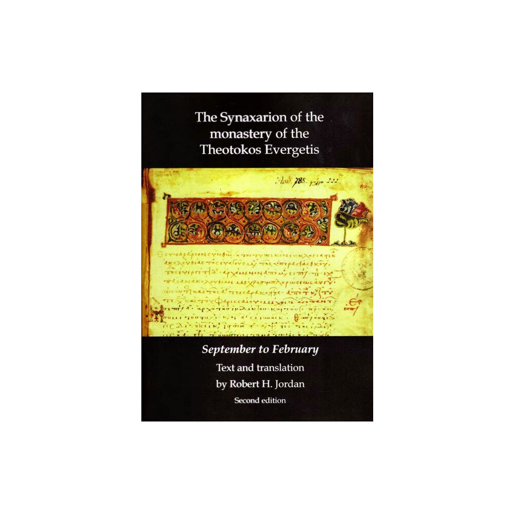 COLENSO BOOKS Synaxarion of the Monastery of Theotokos Evergetis (häftad, eng)