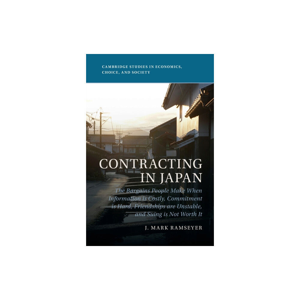 Cambridge University Press Contracting in Japan (häftad, eng)