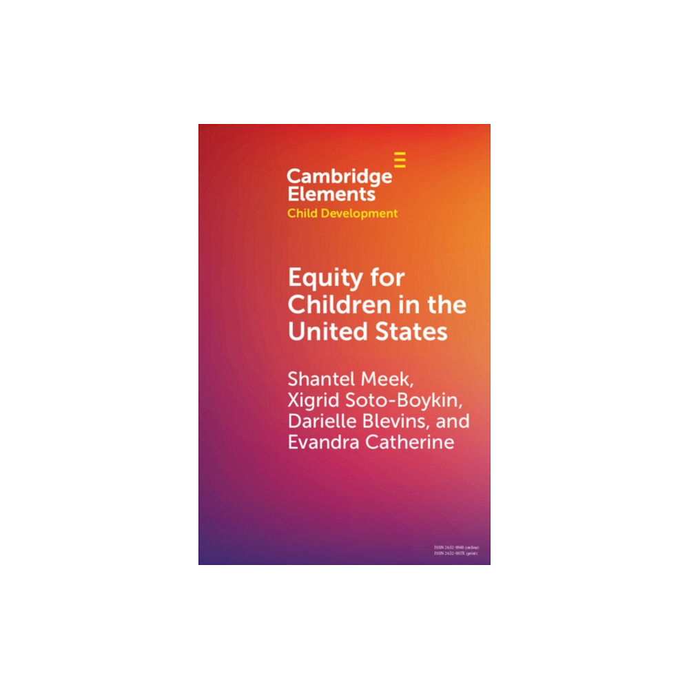 Cambridge University Press Equity for Children in the United States (häftad, eng)