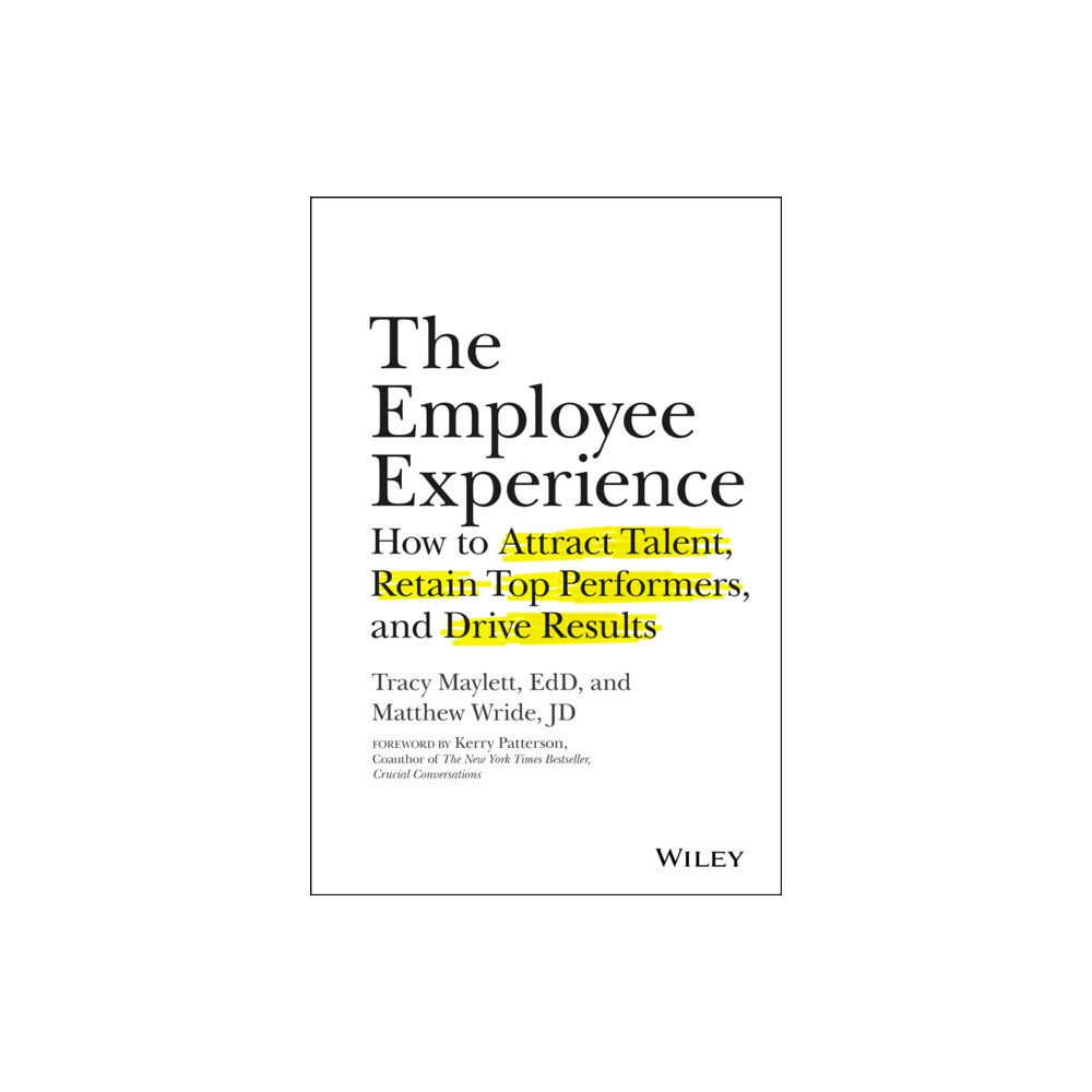 John Wiley & Sons Inc The Employee Experience (inbunden, eng)