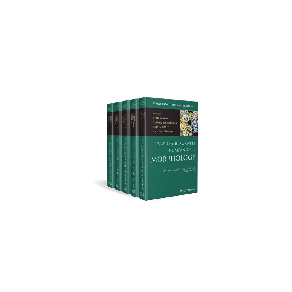 John Wiley And Sons Ltd The Wiley Blackwell Companion to Morphology, 5 Volume Set (inbunden, eng)