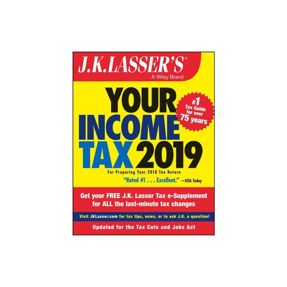 John Wiley & Sons Inc J.K. Lasser's Your Income Tax 2019 (häftad, eng)