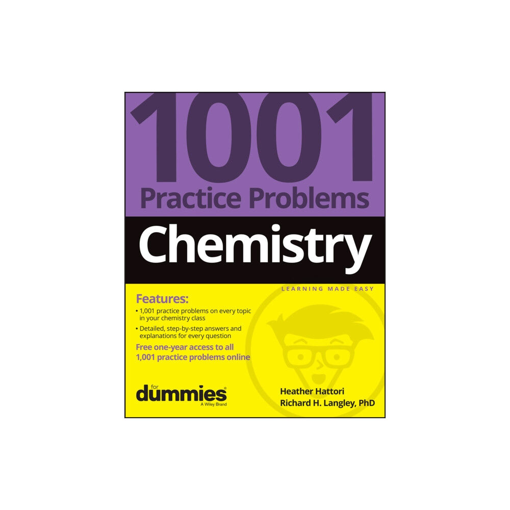 John Wiley & Sons Inc Chemistry: 1001 Practice Problems For Dummies (+ Free Online Practice) (häftad, eng)